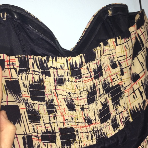 CLOSET CLOSING! Anthro Burlapp strapless dress EUC - Picture 7 of 8